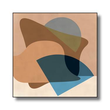 Mountain Sunset - Contemporary Pattern Art thumb