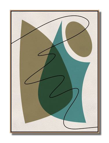 Print of Art Deco Abstract Paintings by Artistic Akash