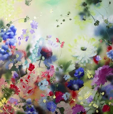 "Mizuki Serenity" floral large art thumb