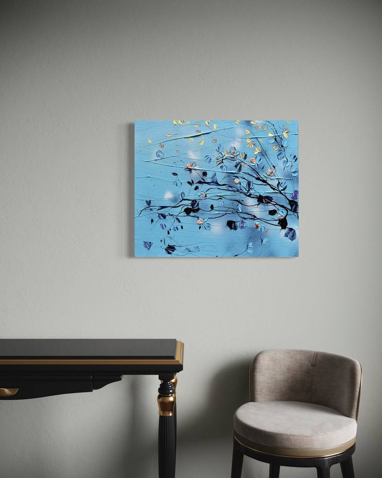 Original Impressionism Abstract Painting by Anastassia Skopp