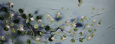 "Blossoming Metamorphosis" long floral painting thumb