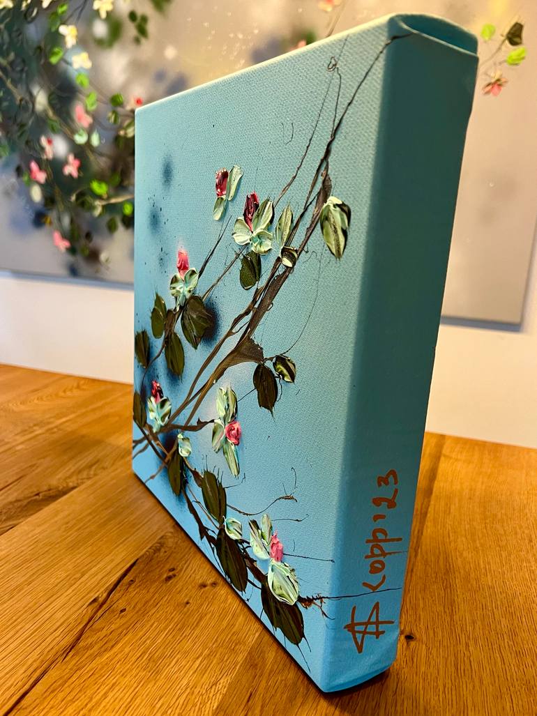 Original Abstract Floral Painting by Anastassia Skopp