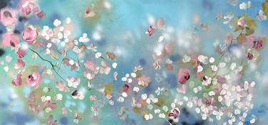 Original Abstract Floral Paintings by Anastassia Skopp