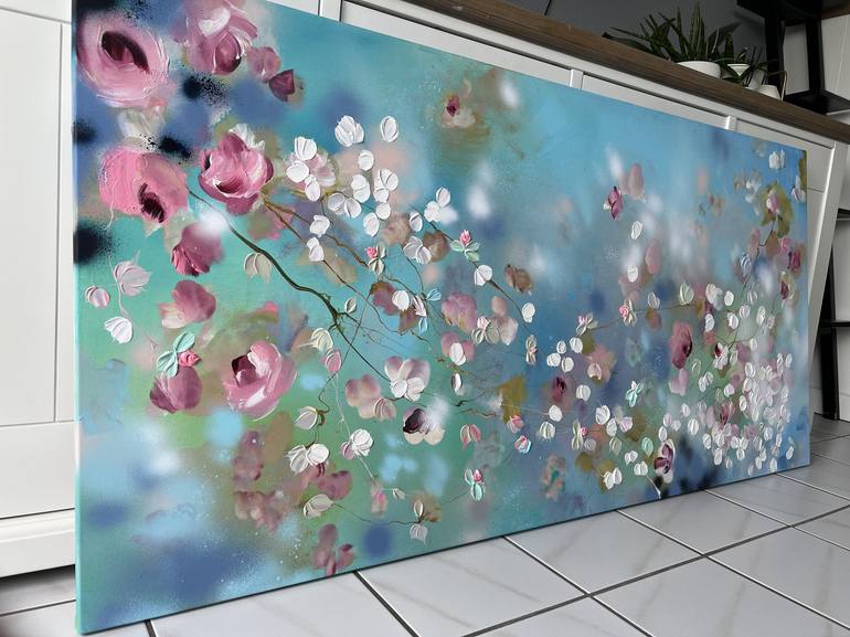 Original Floral Painting by Anastassia Skopp