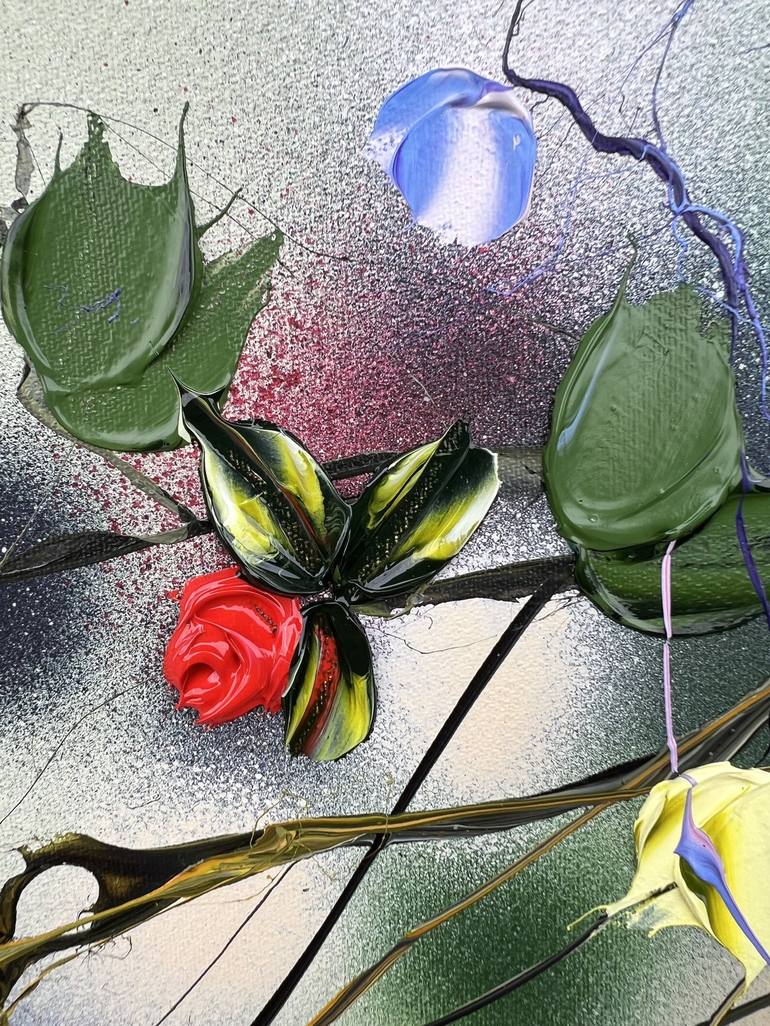 Original Floral Painting by Anastassia Skopp
