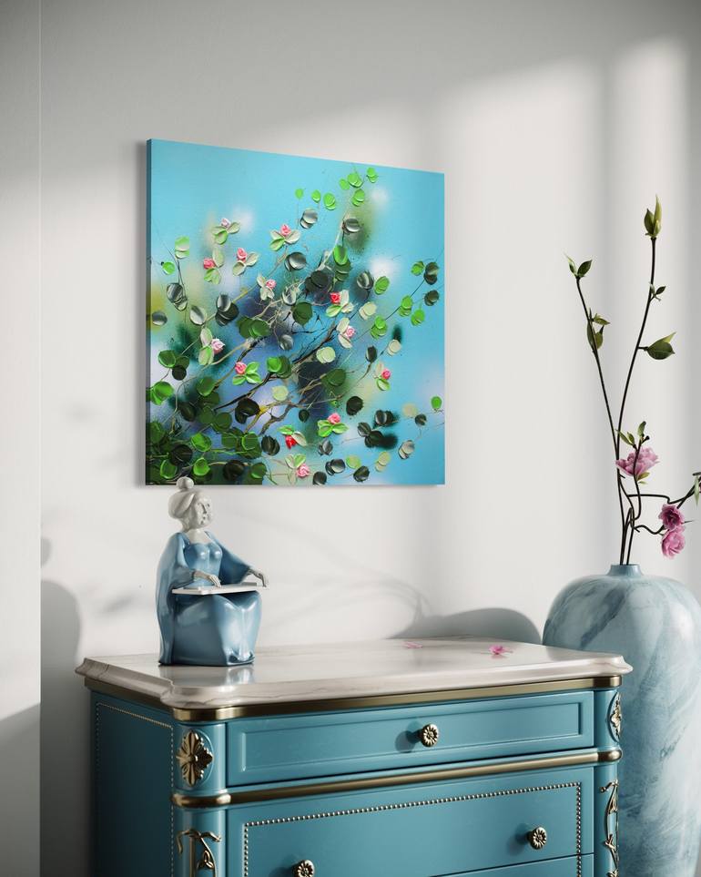 Original Floral Painting by Anastassia Skopp