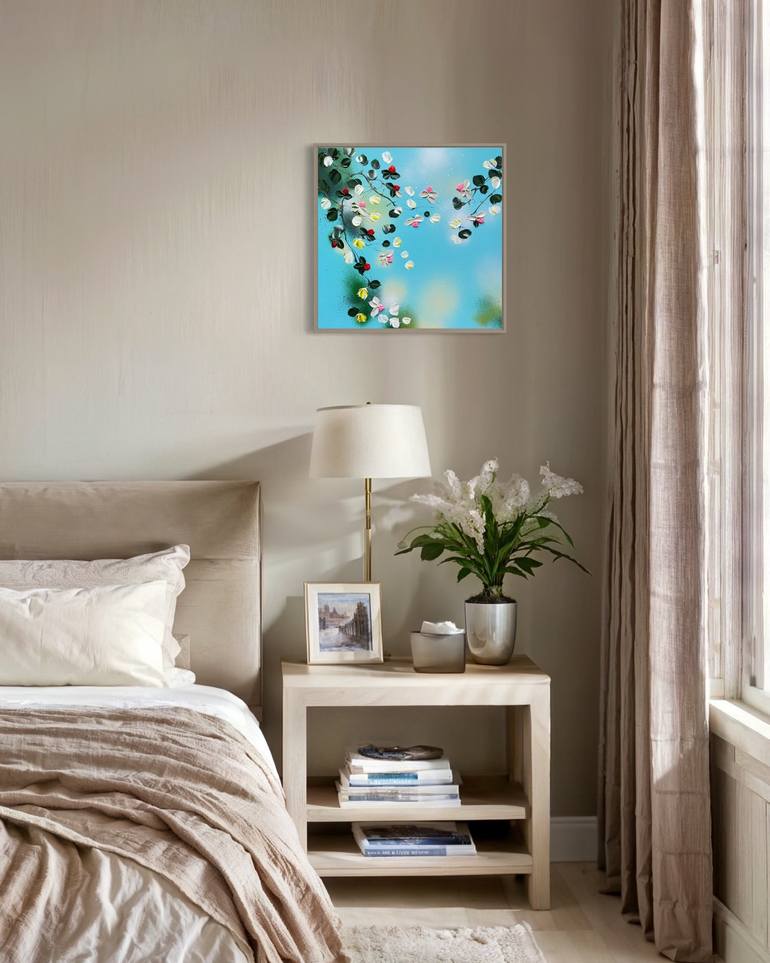 Original Abstract Floral Painting by Anastassia Skopp
