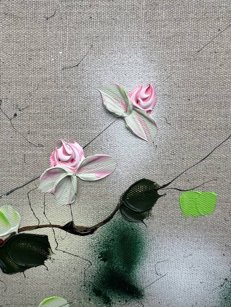Original Abstract Floral Painting by Anastassia Skopp