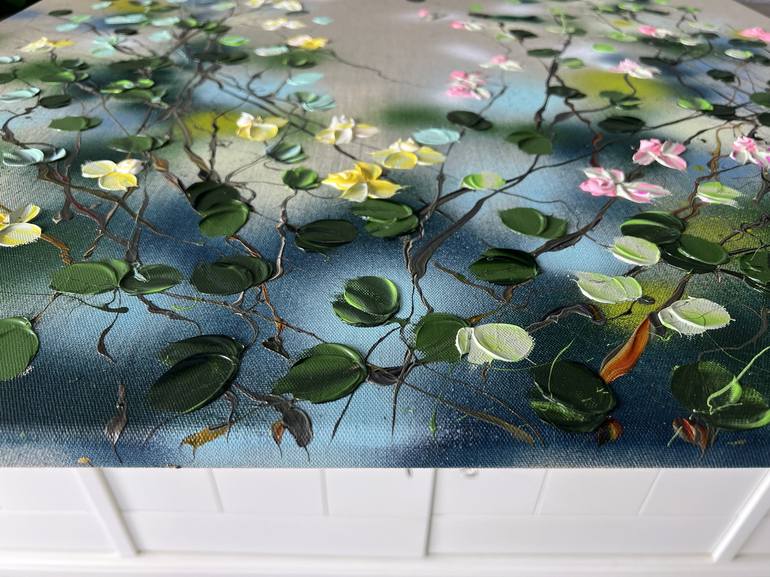 Original Abstract Floral Painting by Anastassia Skopp
