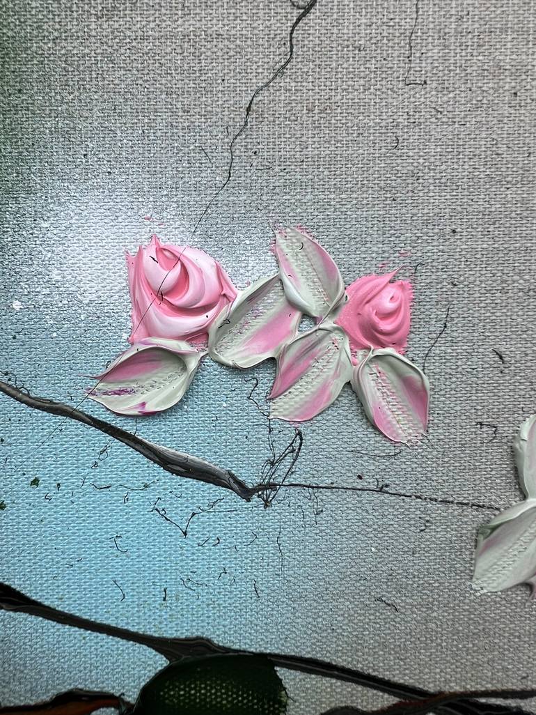 Original Abstract Floral Painting by Anastassia Skopp
