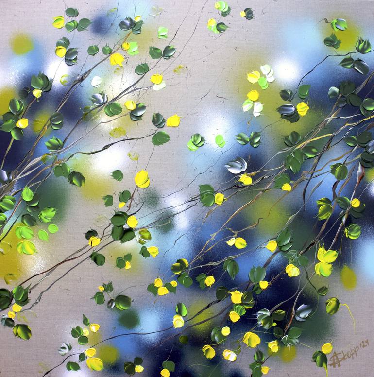 Print of Abstract Floral Paintings by Anastassia Skopp