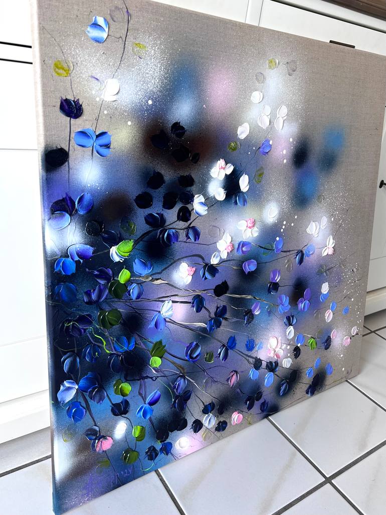 Original Abstract Floral Painting by Anastassia Skopp