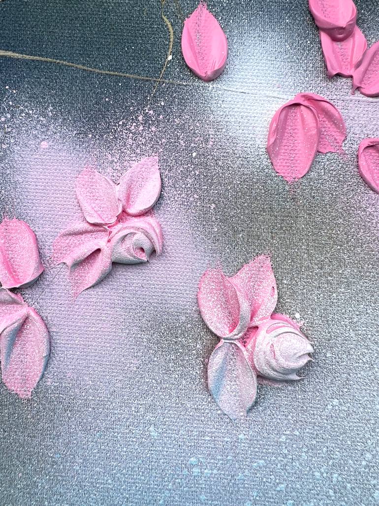 Original Abstract Floral Painting by Anastassia Skopp