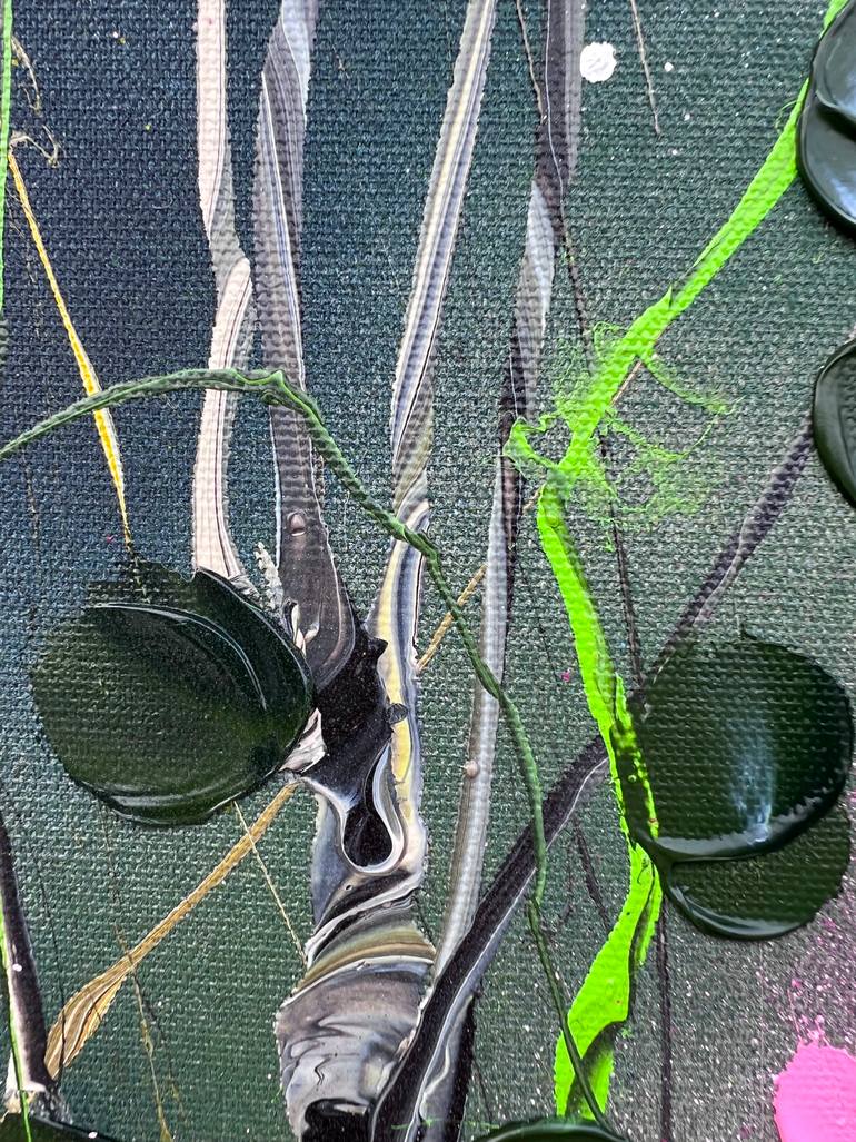 Original Abstract Floral Painting by Anastassia Skopp