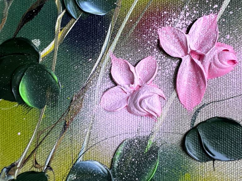 Original Abstract Floral Painting by Anastassia Skopp
