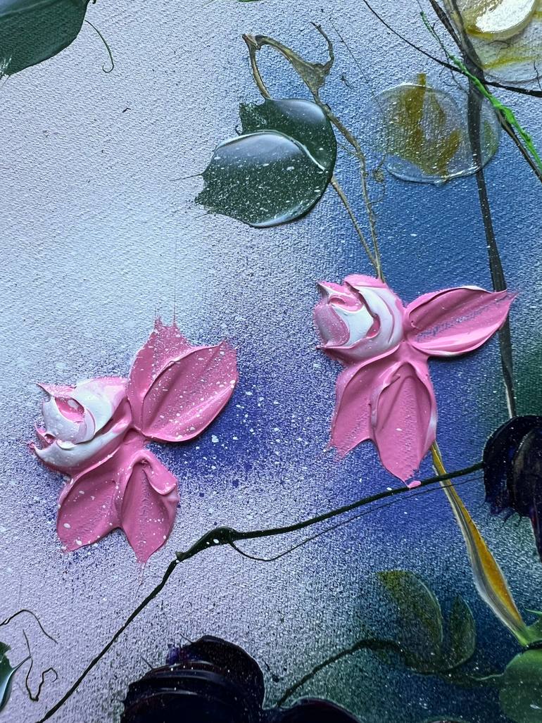 Original Abstract Floral Painting by Anastassia Skopp