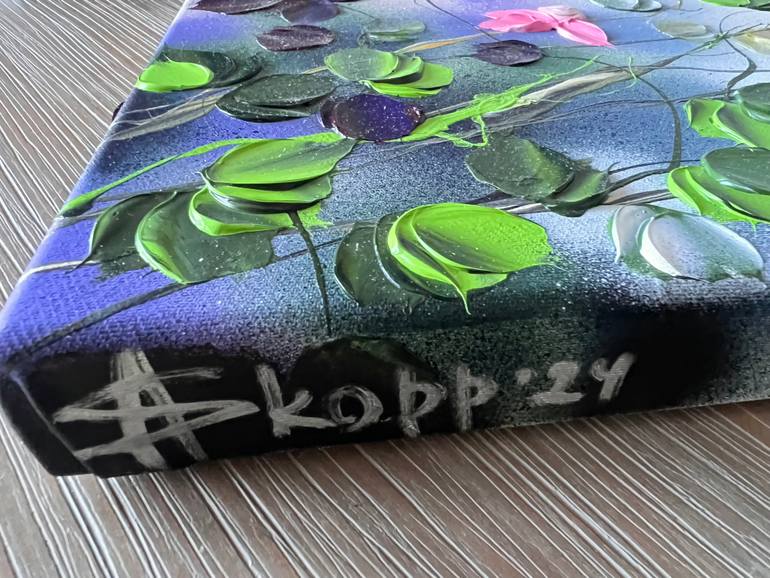 Original Abstract Floral Painting by Anastassia Skopp