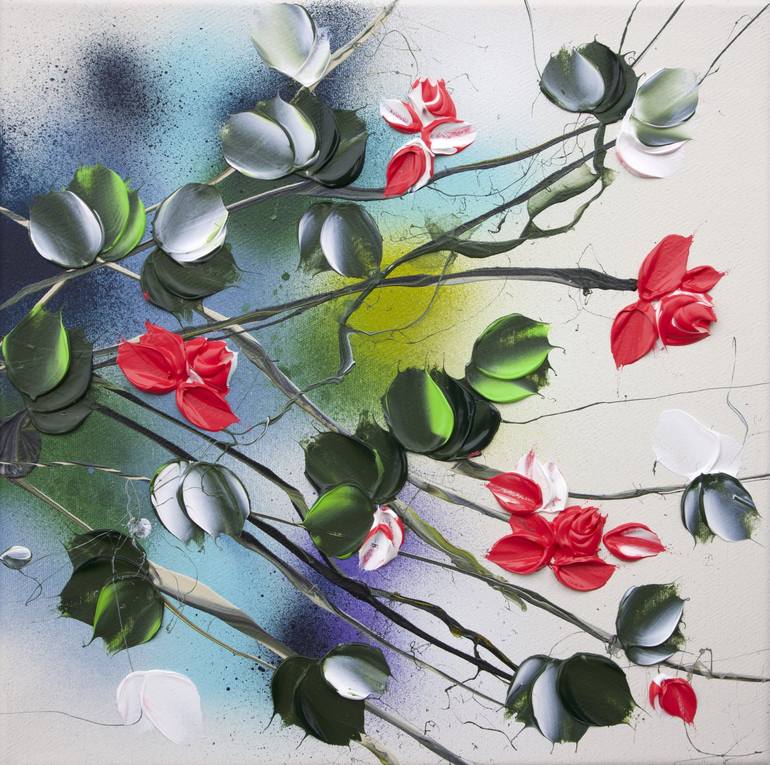 Print of Abstract Floral Paintings by Anastassia Skopp