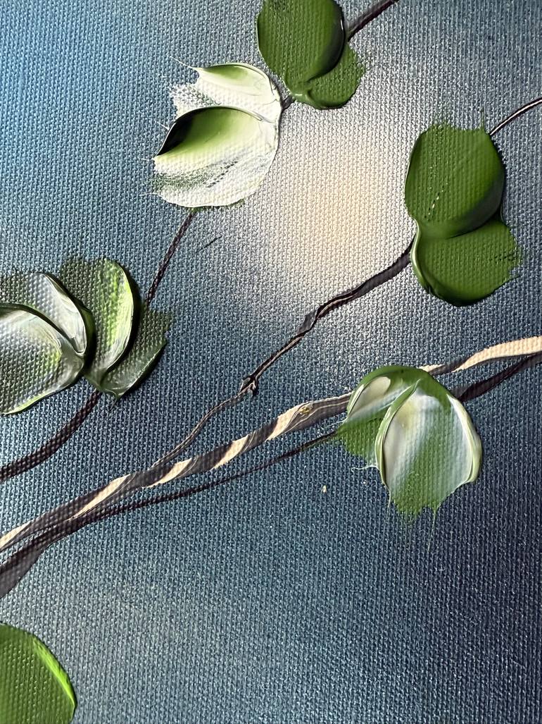 Original Abstract Garden Painting by Anastassia Skopp