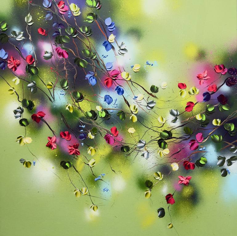 Print of Abstract Floral Paintings by Anastassia Skopp