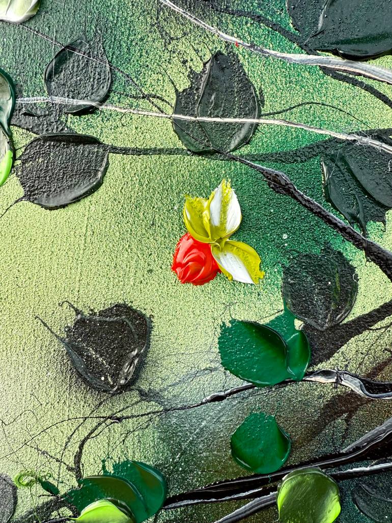 Original Abstract Floral Painting by Anastassia Skopp
