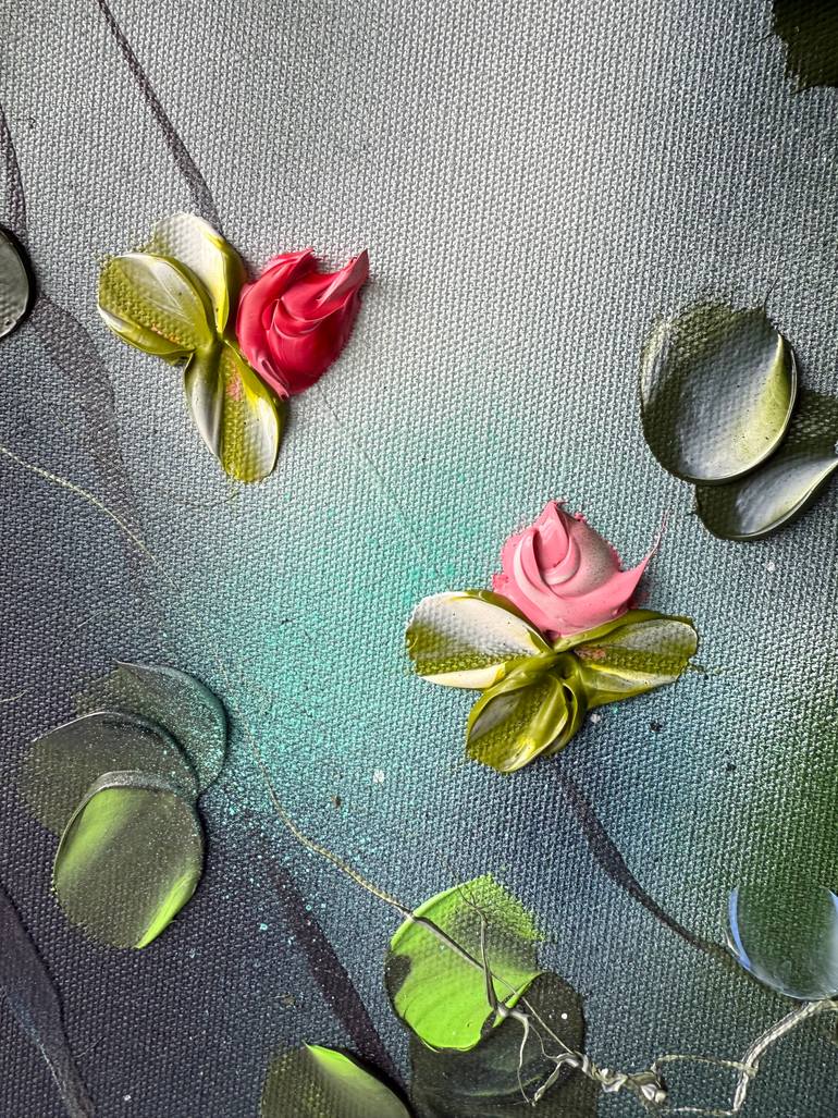 Original Abstract Garden Painting by Anastassia Skopp
