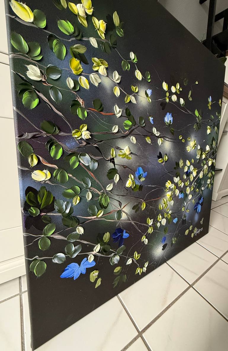 Original Abstract Floral Painting by Anastassia Skopp