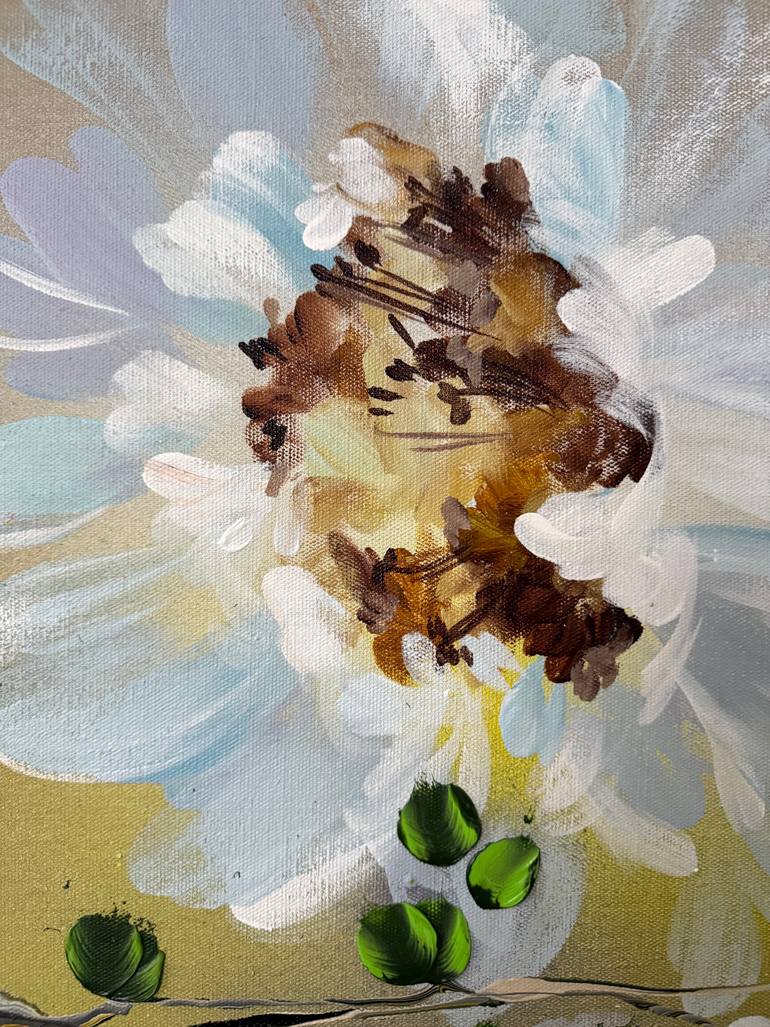Original Abstract Garden Painting by Anastassia Skopp