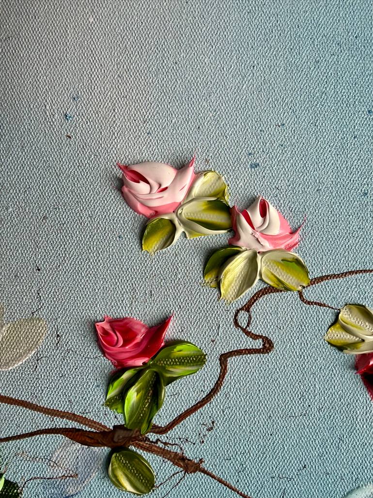 Original Abstract Floral Painting by Anastassia Skopp