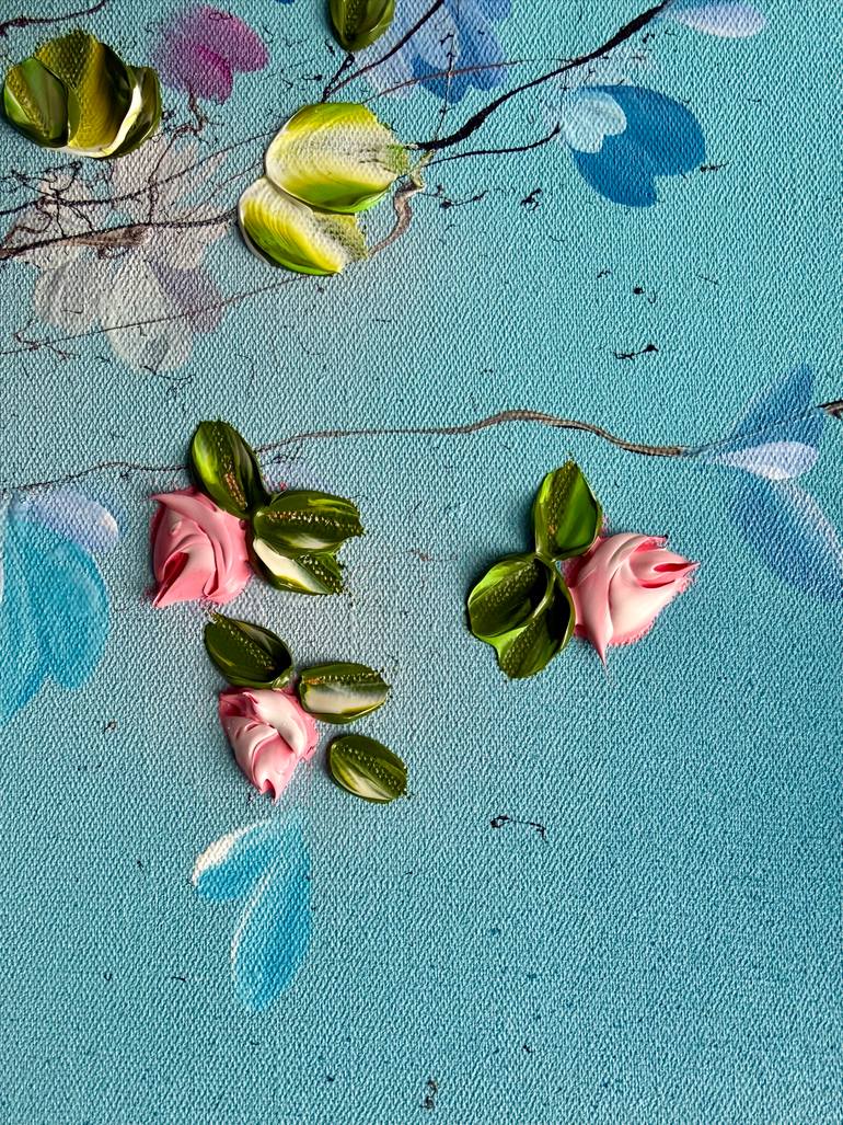 Original Abstract Floral Painting by Anastassia Skopp