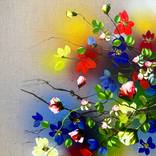 Framed floral art - Light Field I by Anastassia Skopp
