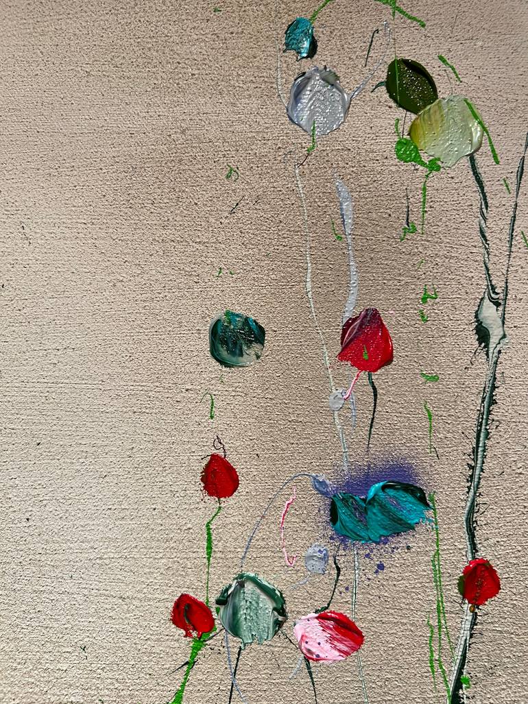 Original Abstract Floral Painting by Anastassia Skopp