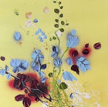 Print of Abstract Floral Paintings by Anastassia Skopp