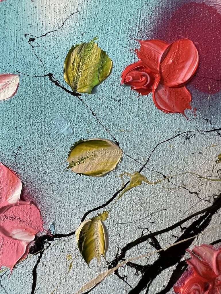 Original Floral Painting by Anastassia Skopp