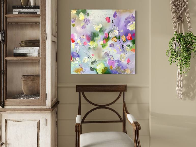 Original Floral Painting by Anastassia Skopp