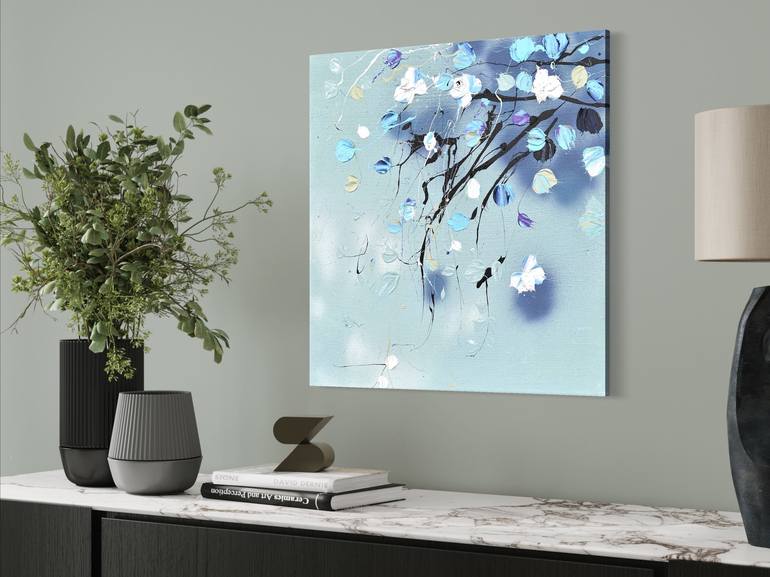 Original Abstract Floral Painting by Anastassia Skopp