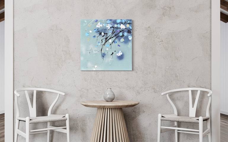 Original Abstract Floral Painting by Anastassia Skopp