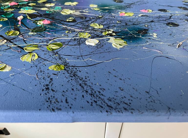 Original Abstract Expressionism Floral Painting by Anastassia Skopp