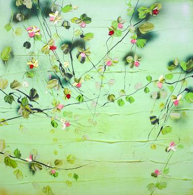 Original Abstract Floral Paintings by Anastassia Skopp