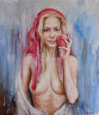 Print of Realism Nude Paintings by Igor Navrotski