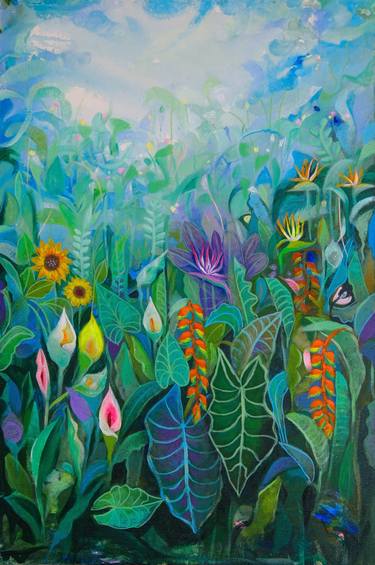 Original Contemporary Nature Painting by Sumita Maity