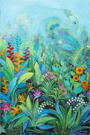 Original Contemporary Garden Painting by Sumita Maity