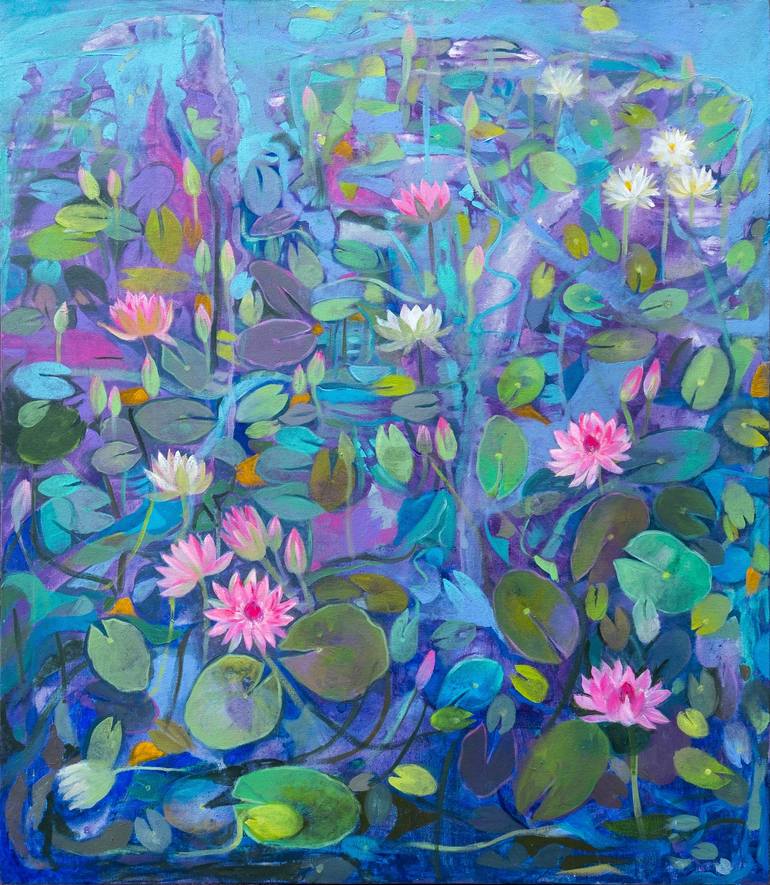 Print of Contemporary Nature Paintings by Sumita Maity
