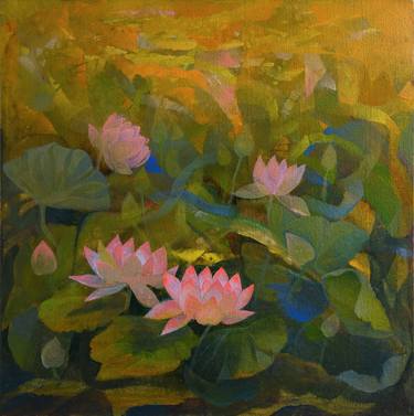 Print of Floral Paintings by Sumita Maity