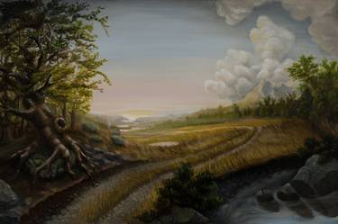 Original Illustration Landscape Paintings by Brady Willmott