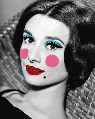 Original Surrealism Pop Culture/Celebrity Collage by Miray Michael