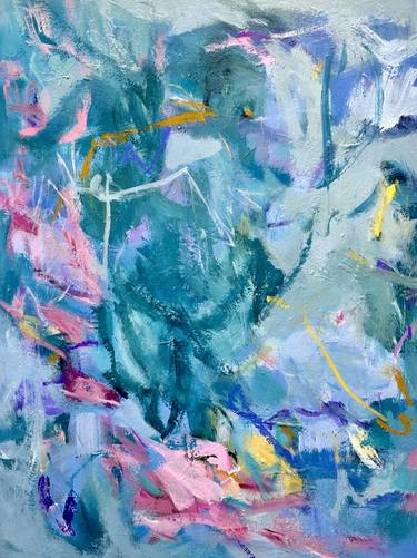 Original Abstract Expressionism Abstract Painting by Jill D Morton