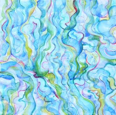 Print of Abstract Water Paintings by Csaba Szegedi