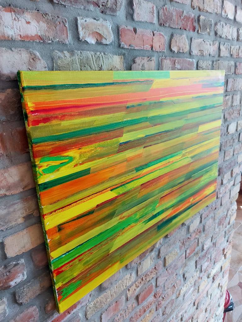 Original Abstract Expressionism Abstract Painting by Csaba Szegedi