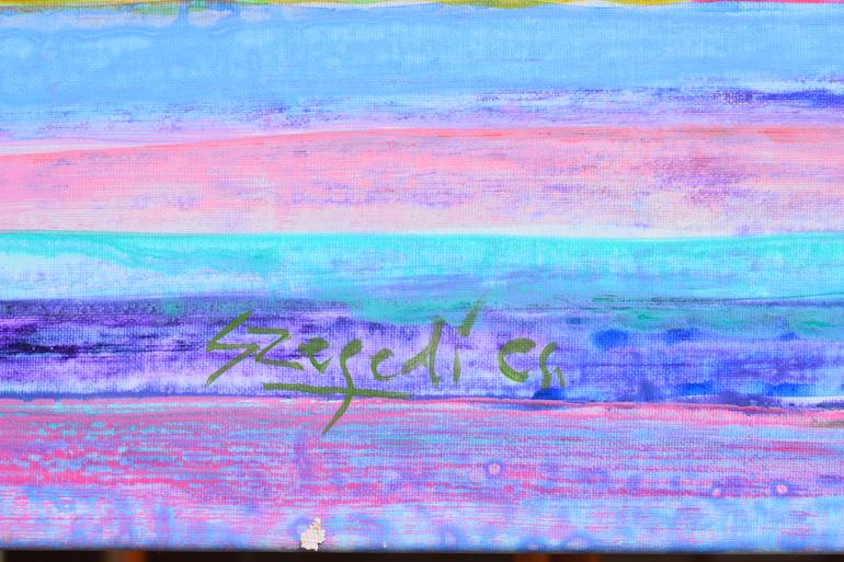 Original Abstract Expressionism Abstract Painting by Csaba Szegedi